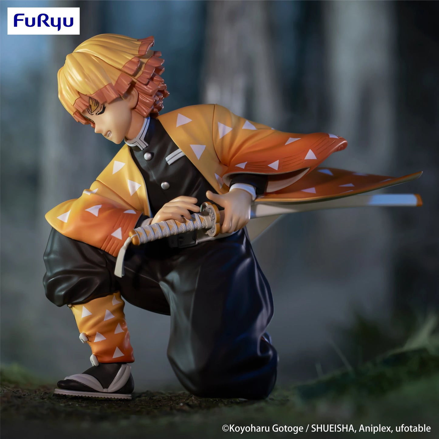 Demon Slayer Agatsuma Zenitsu Anime Figure FURYU