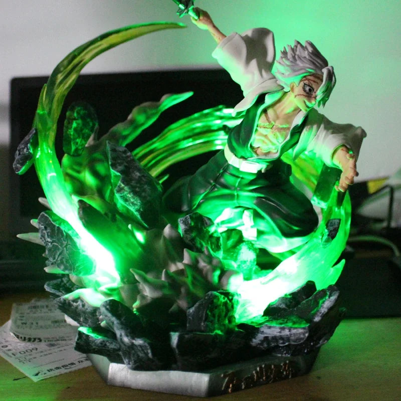 Shinazugawa Sanemi LED Glowing Action Figurine