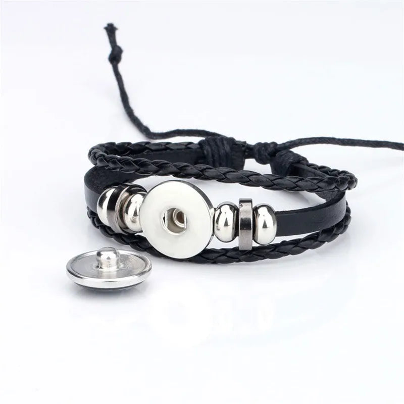 Demon Slayer Leather Bracelet