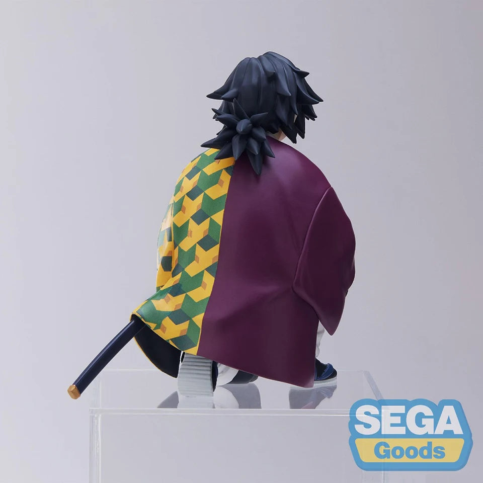 Tomioka Giyu Demon Slayer Kneeling Figure Model 12CM SEGA