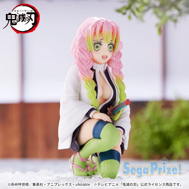 Demon Slayer Kanroji Mitsuri Squatting Anime Figure SEGA