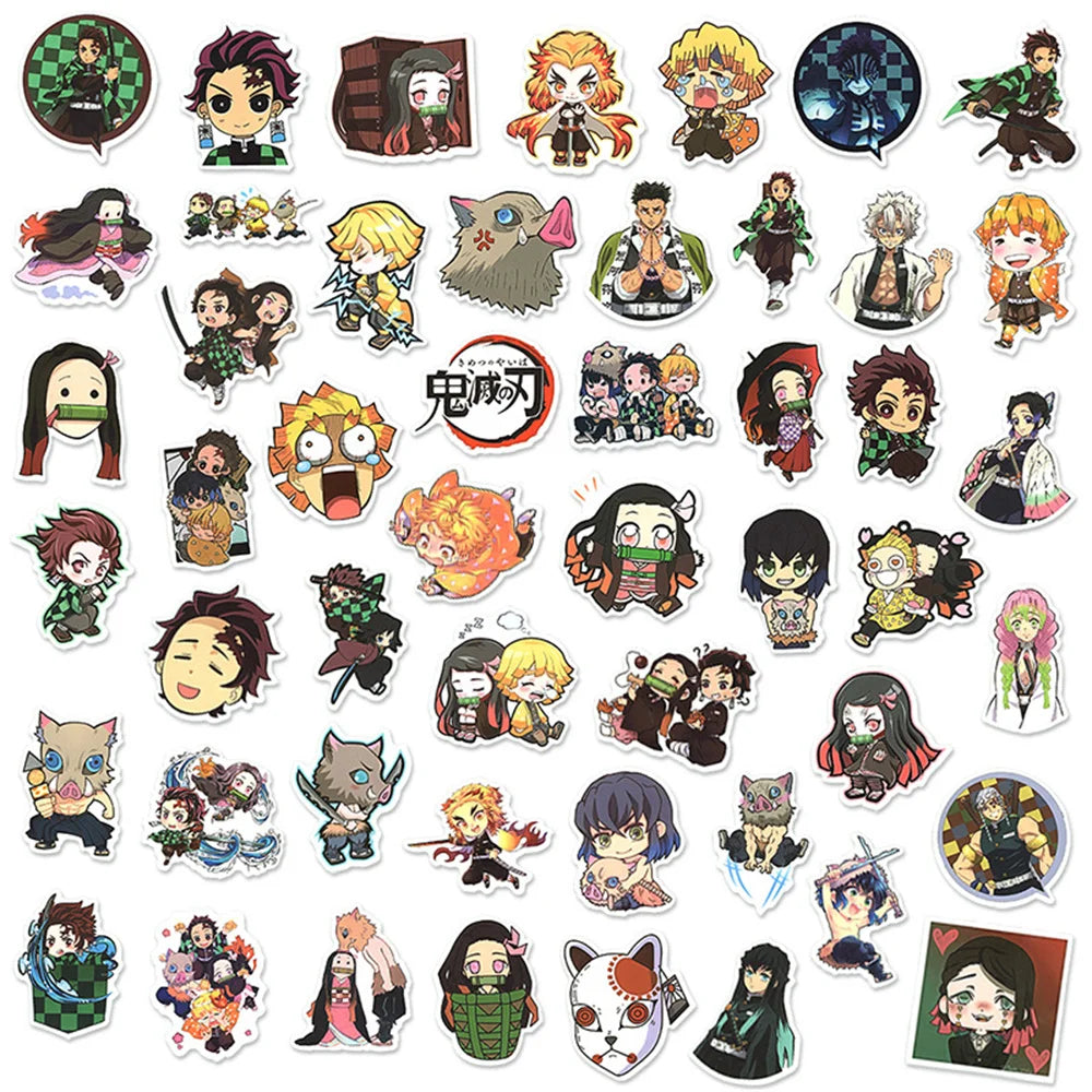 Demon Slayer Assorted Mini Sticker Pack 2 10/30/50pcs