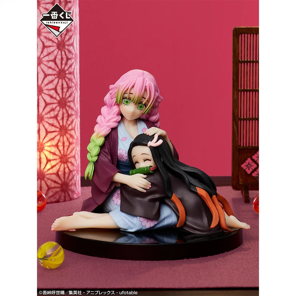 Kanroji Mitsuri ＆ Kamado Nezuko NEW Demon Slayer Anime Figure BANDAI