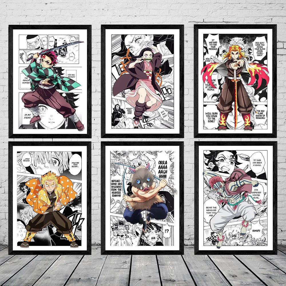 Demon Slayer Canvas Painting Print Picture