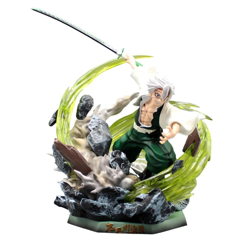 Shinazugawa Sanemi LED Glowing Action Figurine