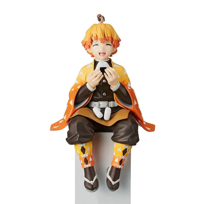 Zenitsu Agatsuma Sitting Demon Slayer Figure 11CM