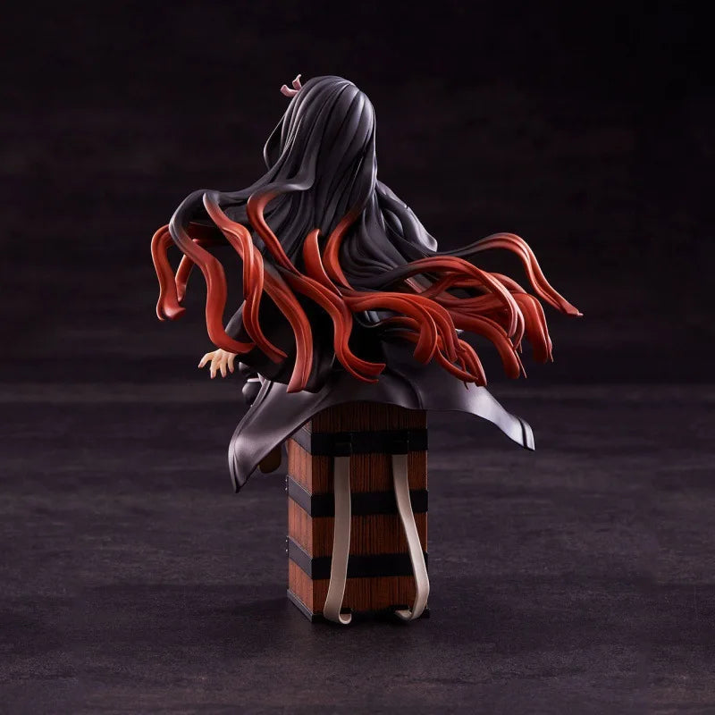 Anime Demon Slayer Kamado Nezuko Sitting Model Figure 15CM