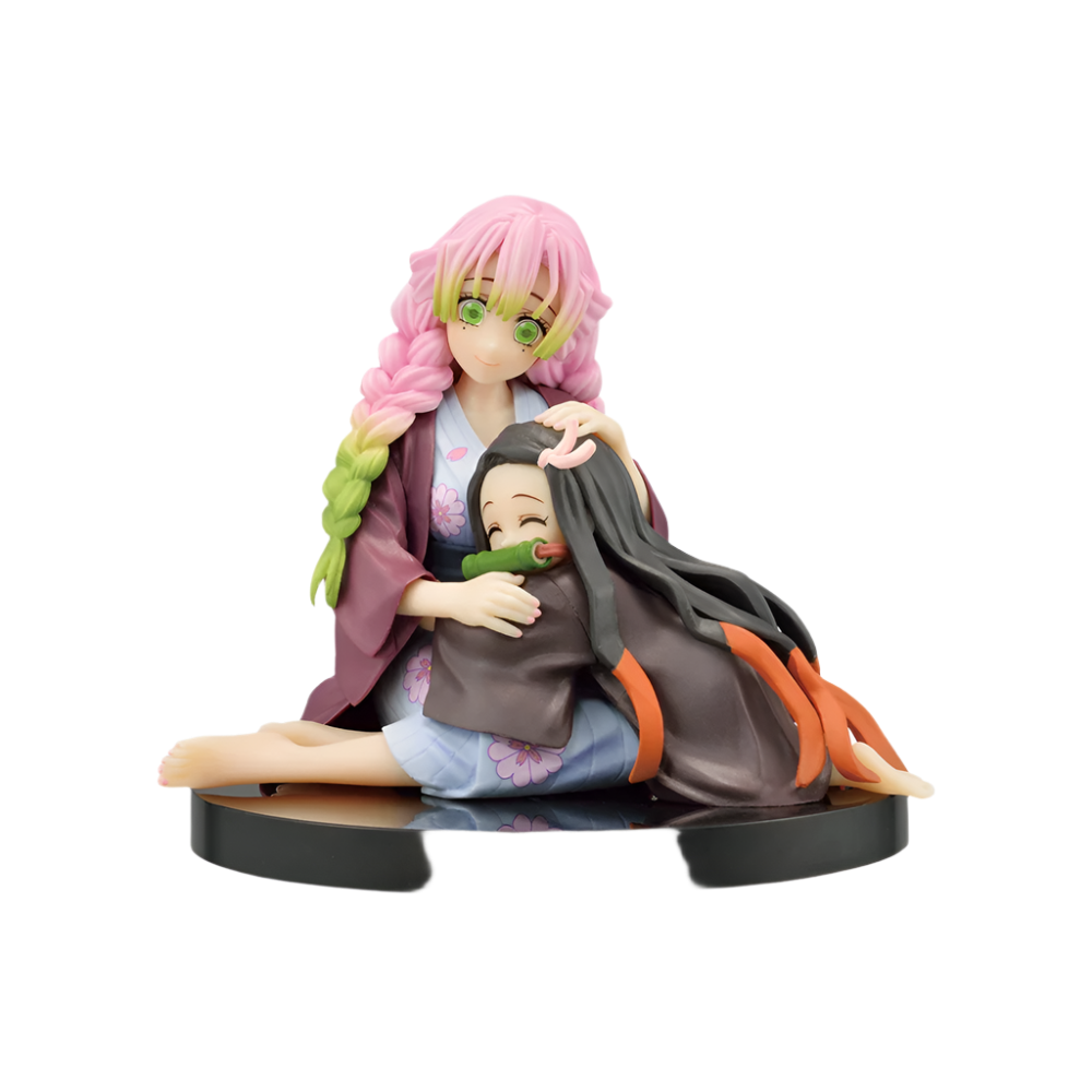 Kanroji Mitsuri ＆ Kamado Nezuko NEW Demon Slayer Anime Figure BANDAI