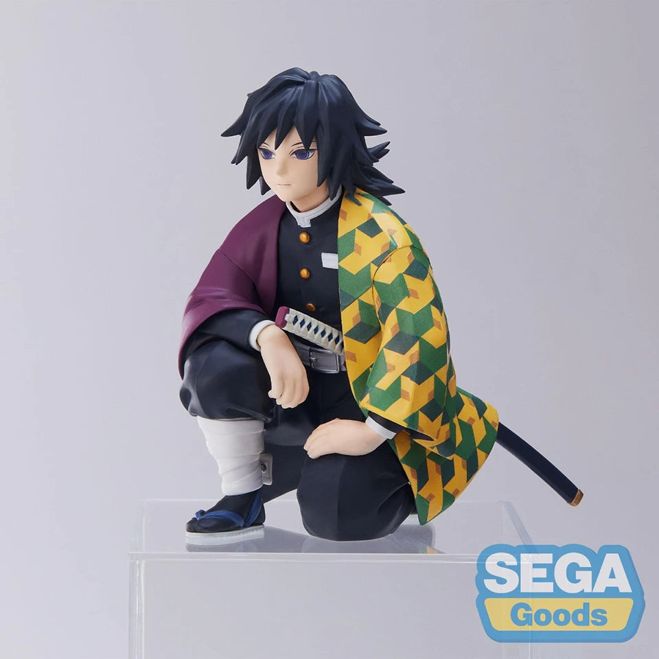 Tomioka Giyu Demon Slayer Kneeling Figure Model 12CM SEGA