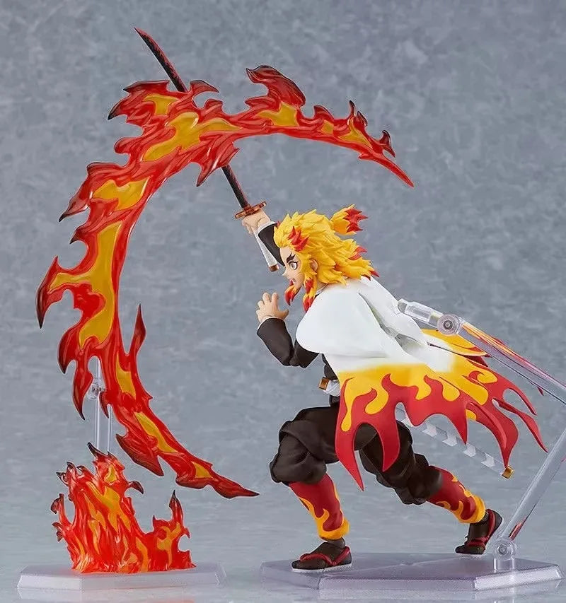 14CM Rengoku Kyoujurou Demon Slayer Anime Action Figure