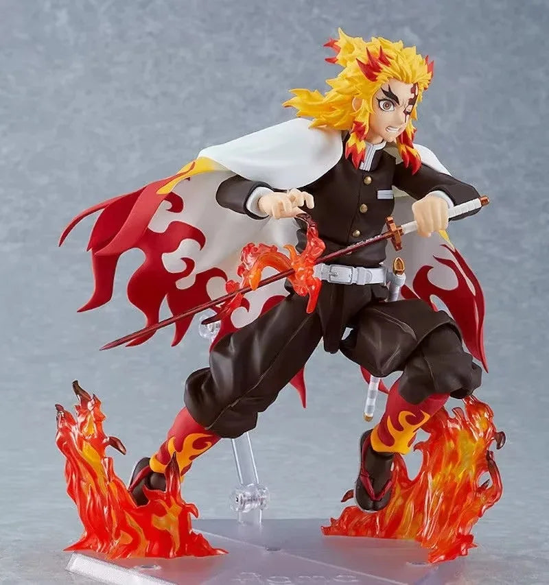 14CM Rengoku Kyoujurou Demon Slayer Anime Action Figure