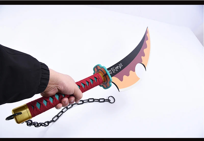 Uzui Tengen 83CM Nichirin blade Wood Jian Katana Demon Slayer Anime Weapon