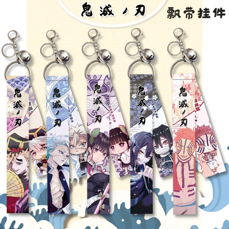 Shinobu Anime Demon Slayer Ribbon Keychain