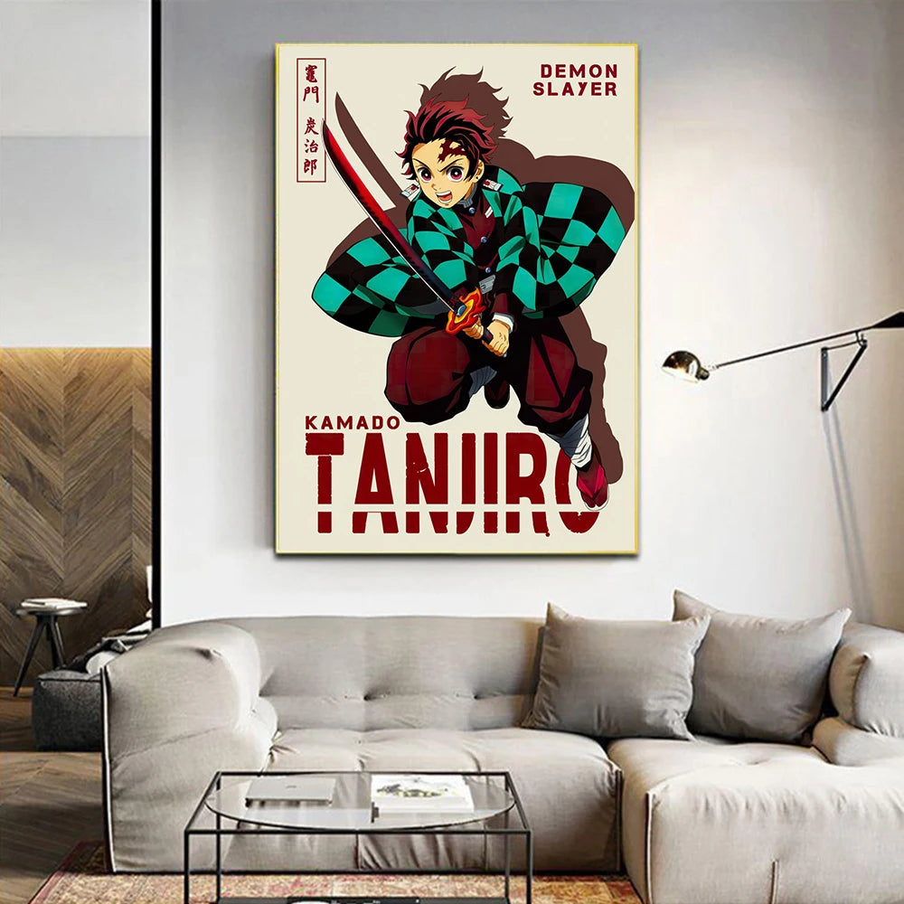 Tanjiro Wall Art Painting Prints Pictures