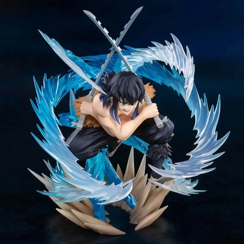 Demon Slayer Hashibira Inosuke Anime Figures 18CM BANDAI