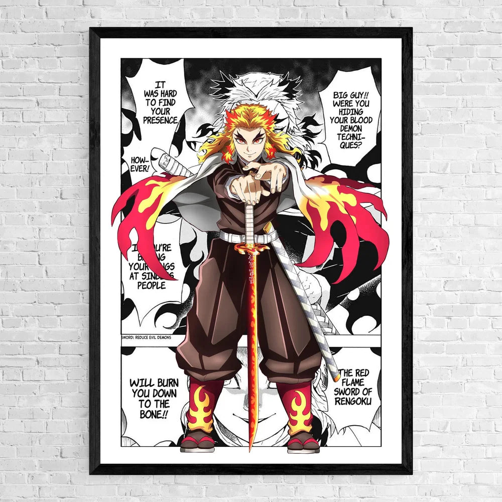 Demon Slayer Canvas Painting Print Picture