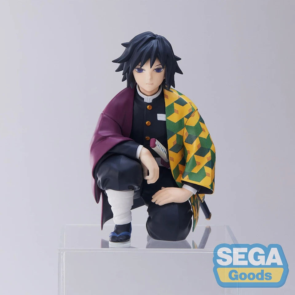 Tomioka Giyu Demon Slayer Kneeling Figure Model 12CM SEGA